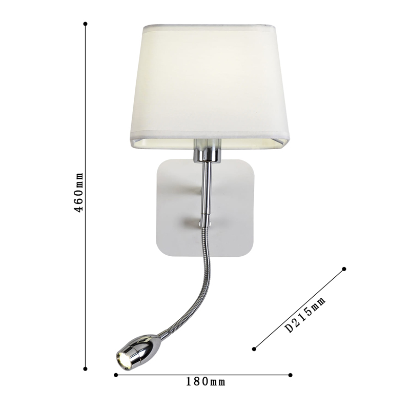 Бра с абажуром и гибким спотом Trumpet Lamp в Перми