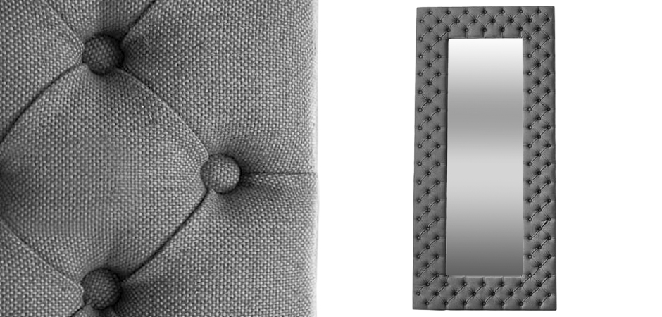 Зеркало Capitone Mirror Gray Зеркало Capitone Mirror Gray - Loft-Concept в Перми