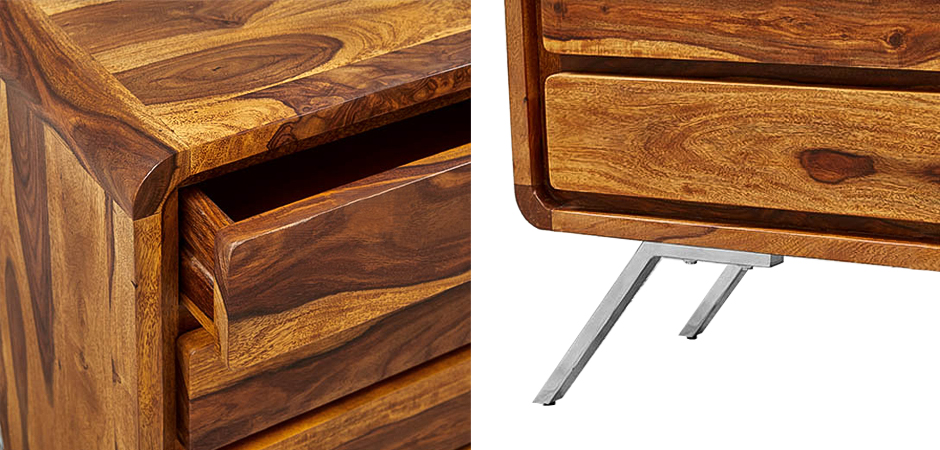 Комод деревянный на металлических ножках Liam Wood Commode Комод деревянный на металлических ножках Liam Wood Commode - Loft-Concept в Перми