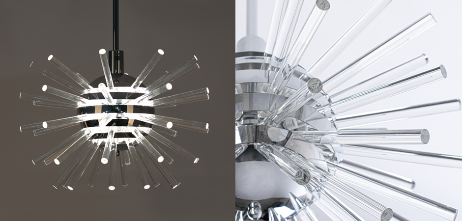 Bakalowits Miracle Sputnik Chandelier with Crystal Glass Rods Bakalowits Miracle Sputnik Chandelier with Crystal Glass Rods - Loft-Concept в Перми
