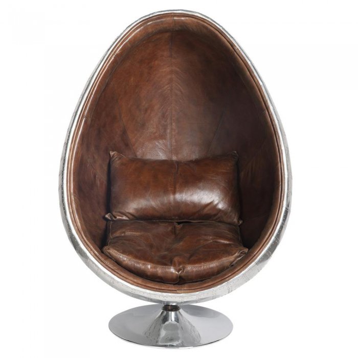 Кресло яйцо Aviator Egg Chair Коричневый в Перми | Loft Concept 