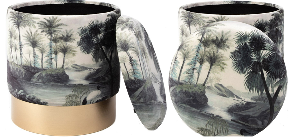Пуф PUF Jungle Print river&tree small Пуф PUF Jungle Print river&tree small - Loft-Concept в Перми