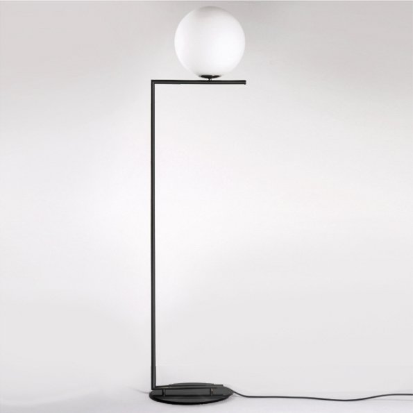 Торшер Flos IC Lights F Black Белый Черный в Перми | Loft Concept 