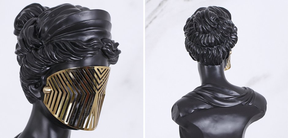 Статуэтка Bust Woman in Mask Статуэтка Bust Woman in Mask - Loft-Concept в Перми