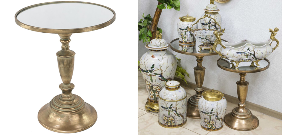 Приставной стол Table Bronze Glass Приставной стол Table Bronze Glass - Loft-Concept в Перми