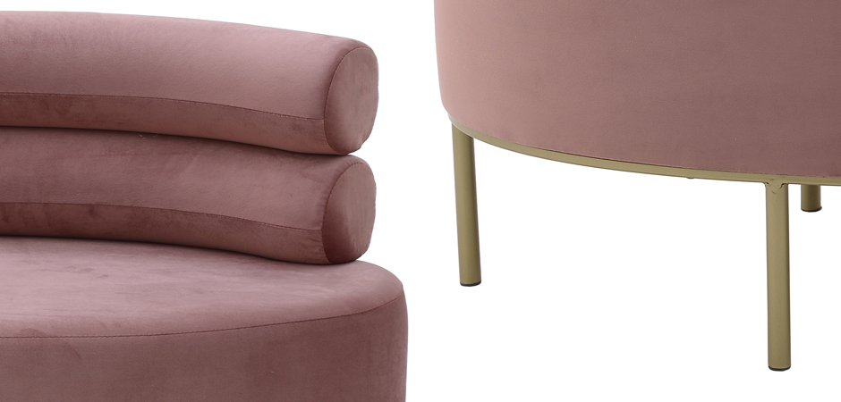 Кушетка Fening Lounge Pink Кушетка Fening Lounge Pink - Loft-Concept в Перми