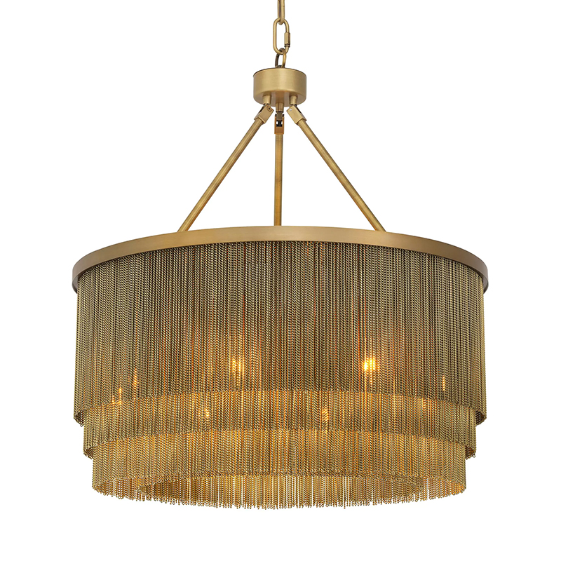 Люстра Eichholtz Chandelier Tissot S Brass Латунь в Перми | Loft Concept 