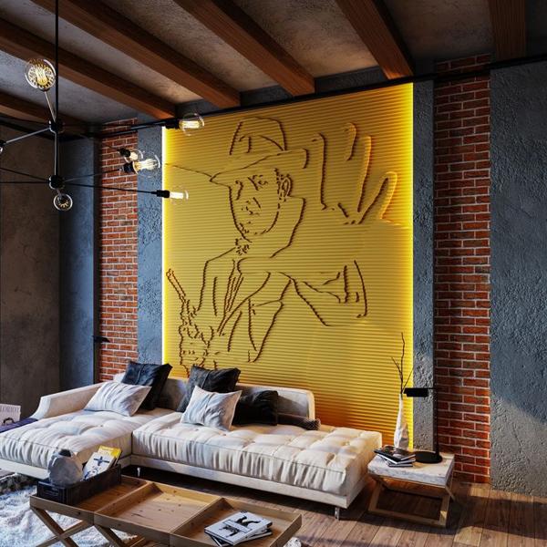 Барельеф AL CAPONE  в Перми | Loft Concept 