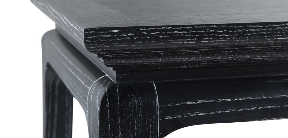 Приставной стол Black Curved Приставной стол Black Curved - Loft-Concept в Перми