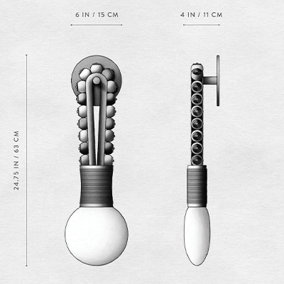 Бра TALISMAN LOOP SCONCE по дизайну студии Apparatus в Перми