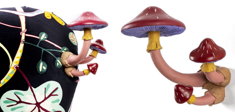 Аксессуар Seletti Hangers Mushroom Coloured Аксессуар Seletti Hangers Mushroom Coloured - Loft-Concept в Перми