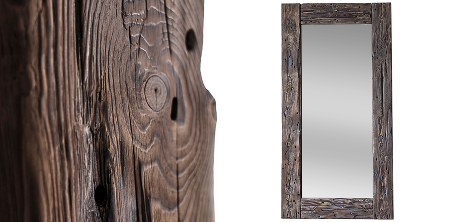 Зеркало Aged Wood Mirror Зеркало Aged Wood Mirror - Loft-Concept в Перми