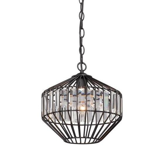 Люстра Glass Plate Pendant #6 Black Черный в Перми | Loft Concept 