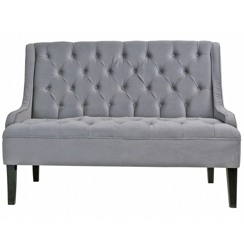 Диван Folket Sofa velour gray Серый (Gray) в Перми | Loft Concept 