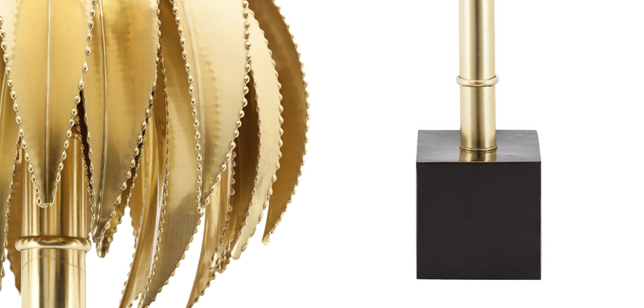 Настольная лампа TABLE LAMP PALMERY GOLD Настольная лампа TABLE LAMP PALMERY GOLD - Loft-Concept в Перми
