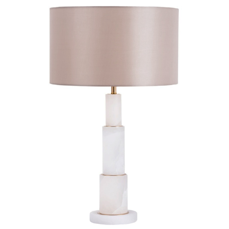 Настольная Лампа Мрамор Zikkurat Table Lamp ivory ( слоновая кость ) Taupe в Перми | Loft Concept 