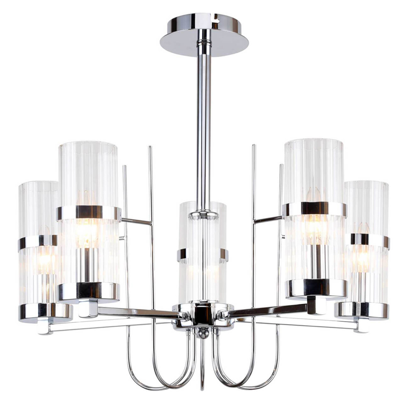 Люстра Circle Dance Glass Chrome Хром Люстра Circle Dance Glass Chrome Хром в Перми | Loft Concept