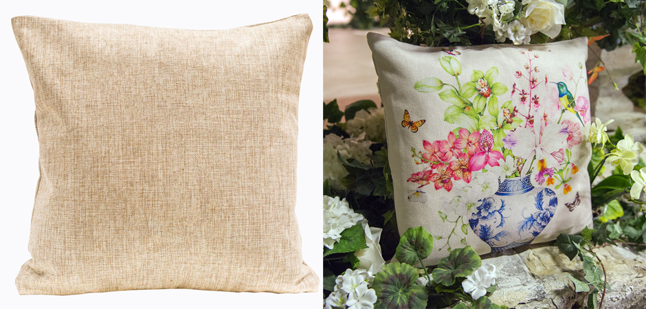 Декоративная подушка Orchids and Iris Pillow Декоративная подушка Orchids and Iris Pillow - Loft-Concept в Перми