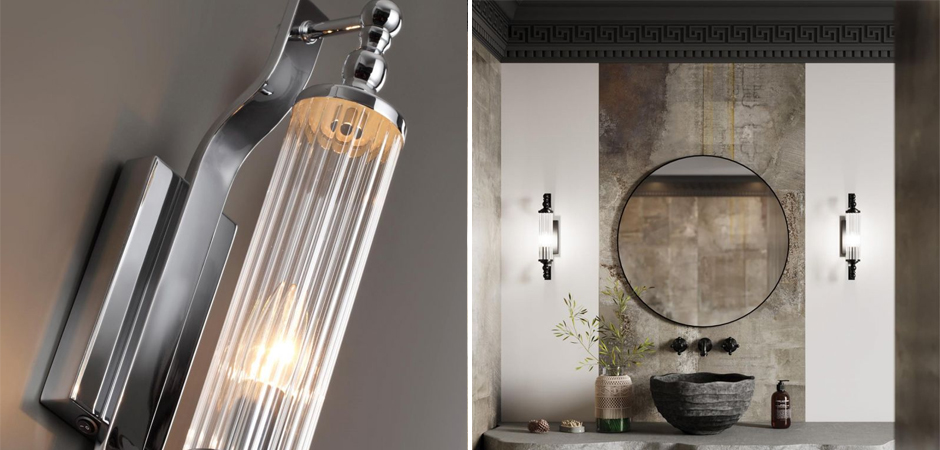 Бра Glass TUBE Серебристое Бра Glass TUBE Серебристое - Loft-Concept в Перми