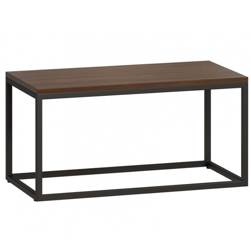 Кофейный стол Industrial Oak Philomel Coffee Table Коричневый Черный в Перми | Loft Concept 