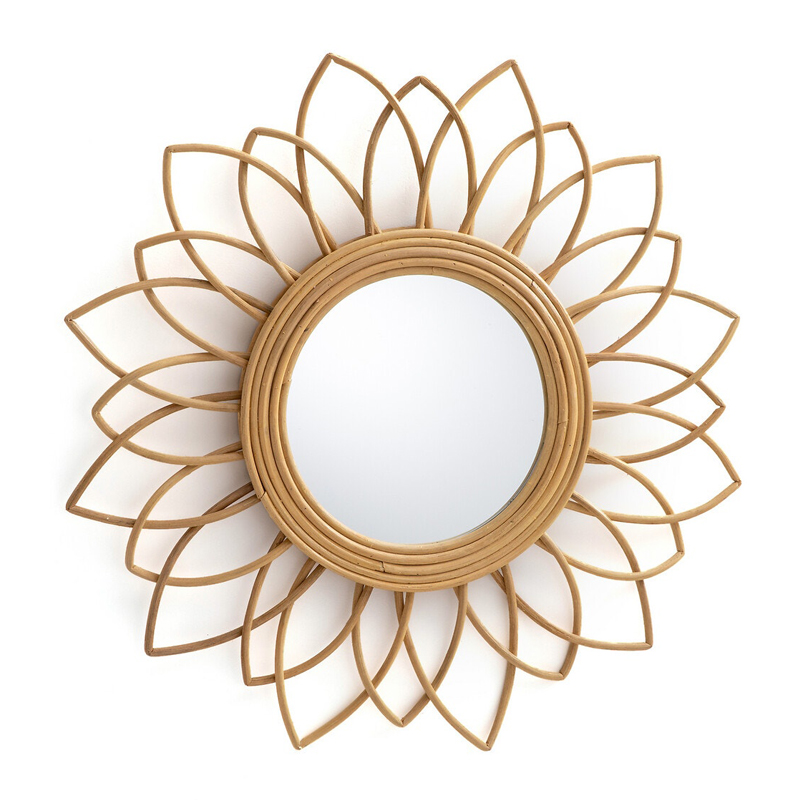 Зеркало Mirror Rattan Flower II  в Перми | Loft Concept 