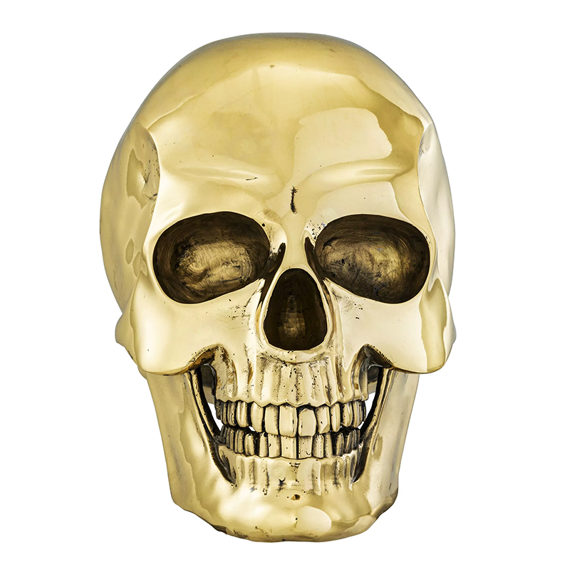 Аксессуар на стену Philipp Plein Gold Skull Wall element Золотой в Перми | Loft Concept 