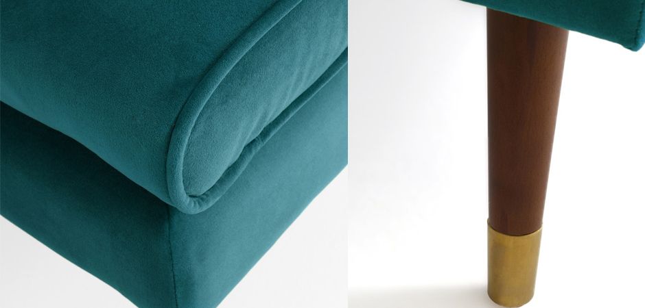 Пуф Classic Furniture сине-зеленый Пуф Classic Furniture сине-зеленый - Loft-Concept в Перми
