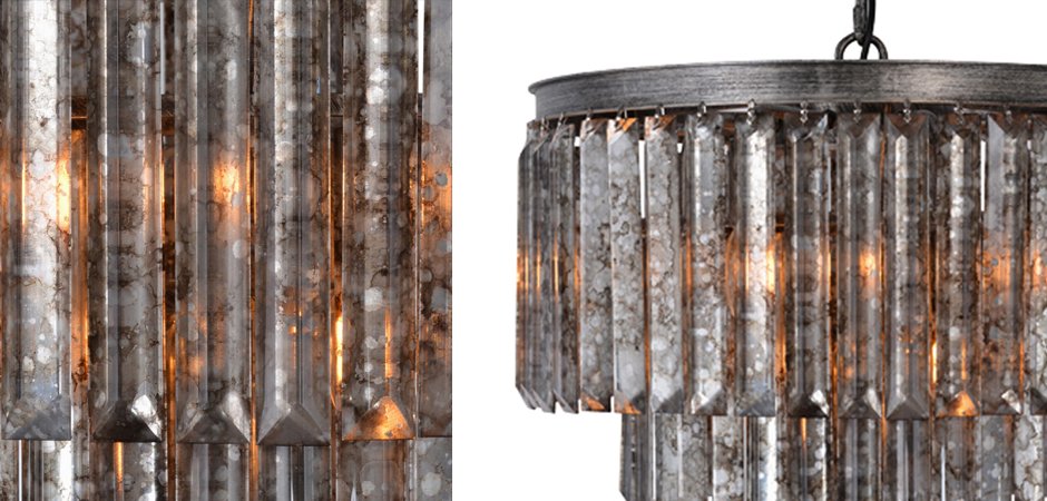 Подвесной светильник ODEON Aged Glass Chandelier Подвесной светильник ODEON Aged Glass Chandelier - Loft-Concept в Перми
