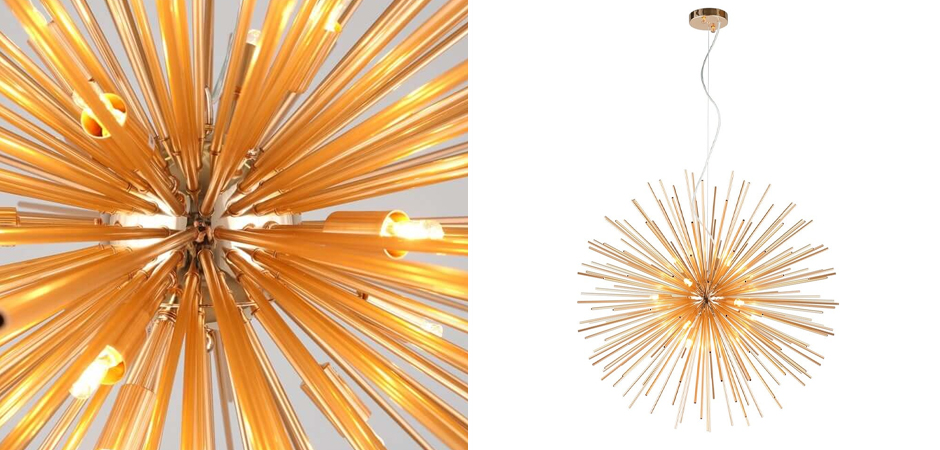Декоративная люстра Pulsar Gold Декоративная люстра Pulsar Gold - Loft-Concept в Перми