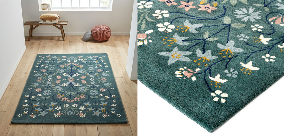 Ковер Floral Pattern 100% шерсть Ковер Floral Pattern 100% шерсть - Loft-Concept в Перми