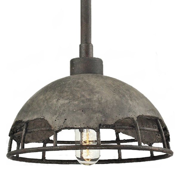 Подвесной светильник Stone industrial lamp Серый (Gray) в Перми | Loft Concept 