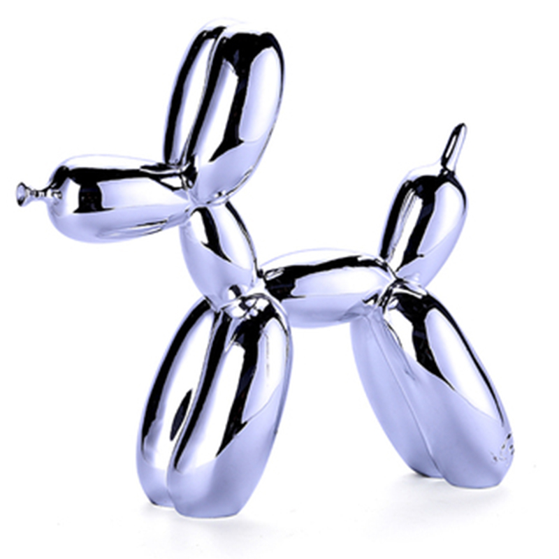 Статуэтка Jeff Koons Balloon Dog medium Silver Серебряный в Перми | Loft Concept 