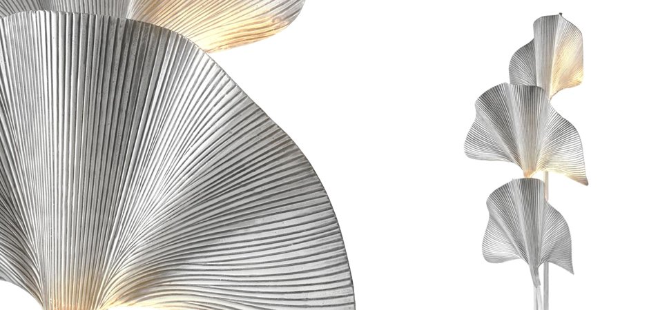 Торшер Eichholtz Floor Lamp Las Palmas Silver Торшер Eichholtz Floor Lamp Las Palmas Silver - Loft-Concept в Перми