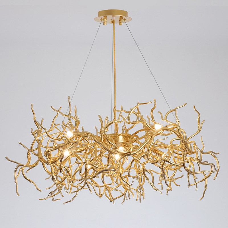 Люстра Felicite Gold Branches Chandelier Золотой в Перми | Loft Concept 