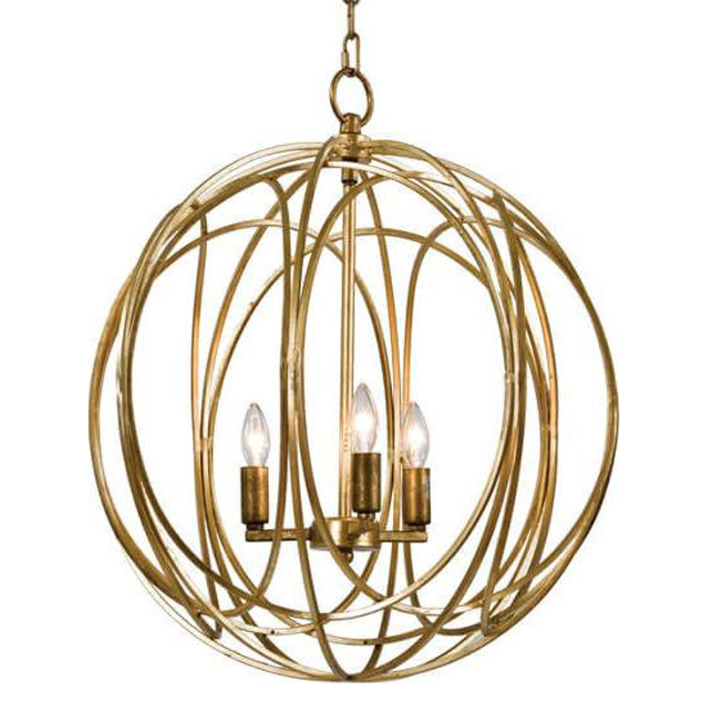 Люстра Golden Sphere Chandelier Золотой в Перми | Loft Concept 