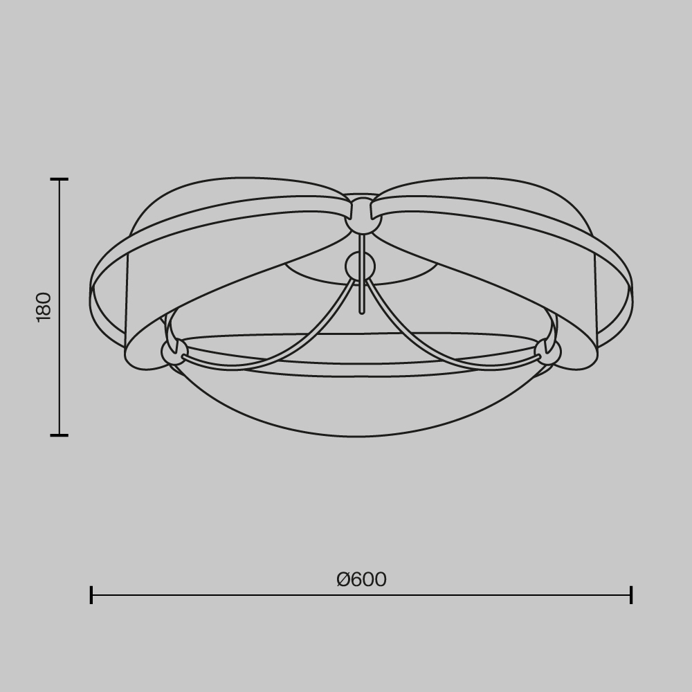 Потолочный светильник Breeze 3000К 45Вт в Перми