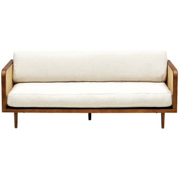 Диван Rattan Decor Sofa Ivory ivory ( слоновая кость ) Коричневый в Перми | Loft Concept 