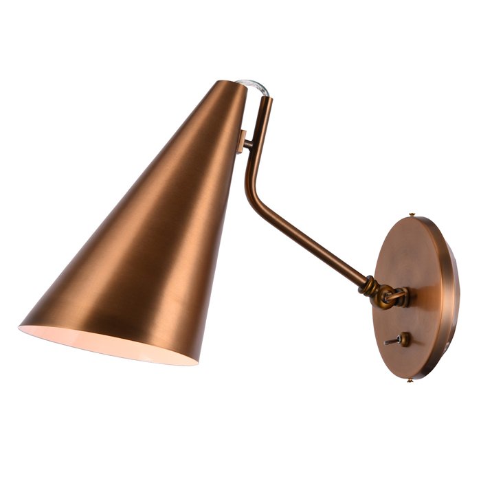 Бра VC light CLEMENTE wall lamp copper Медь в Перми | Loft Concept 