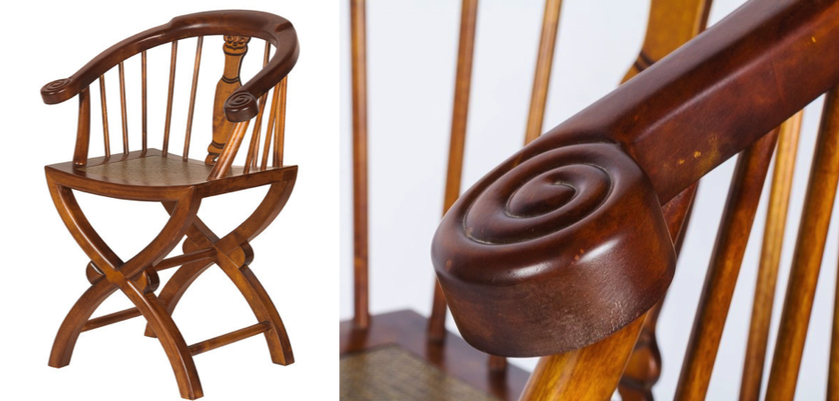 Кресло Chinese Armchair X Rotang Кресло Chinese Armchair X Rotang - Loft-Concept в Перми