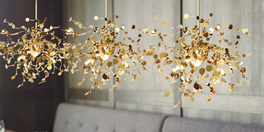 Люстра Terzani Argent Suspension Pendant lamp 40 Gold Люстра Terzani Argent Suspension Pendant lamp 40 Gold - Loft-Concept в Перми