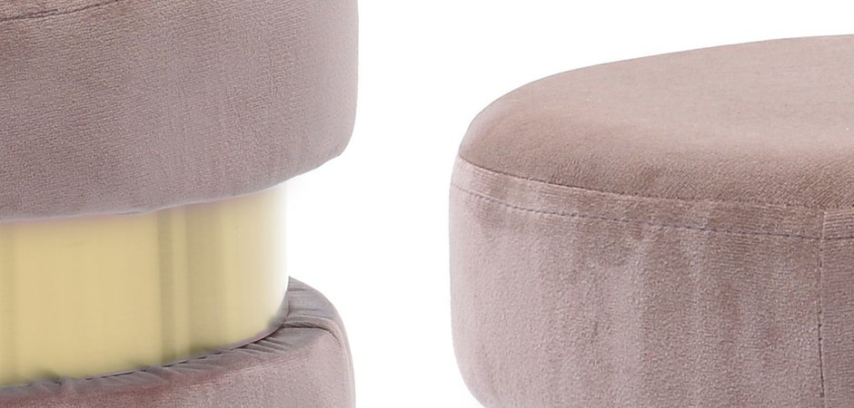 Пуф Golden Belt Dusty Rose Пуф Golden Belt Dusty Rose - Loft-Concept в Перми