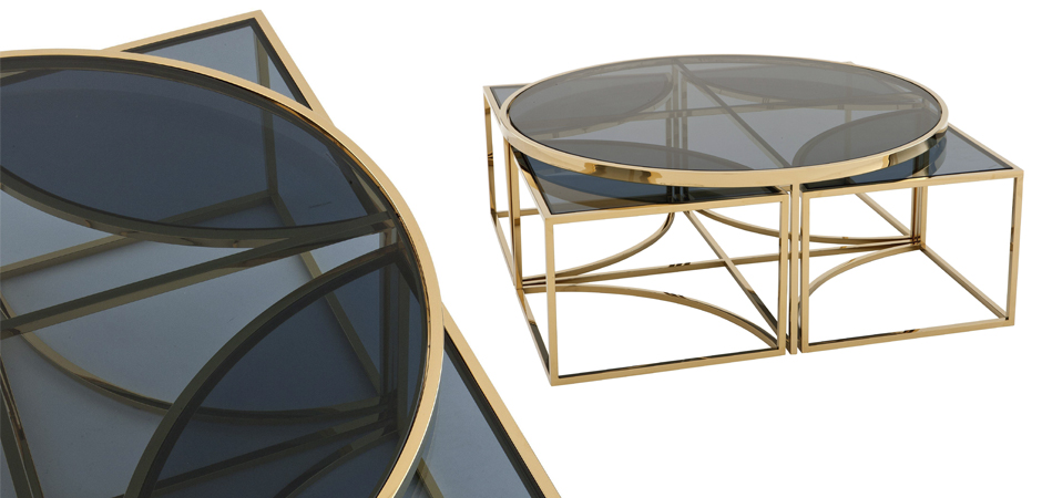 Кофейный стол Eichholtz Coffee Table Padova Gold Кофейный стол Eichholtz Coffee Table Padova Gold - Loft-Concept в Перми