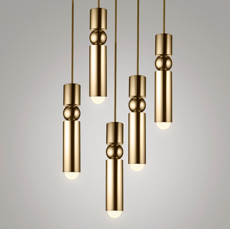 Подвесной светильник Fulcrum by Lee Broom Brass Латунь в Перми | Loft Concept 