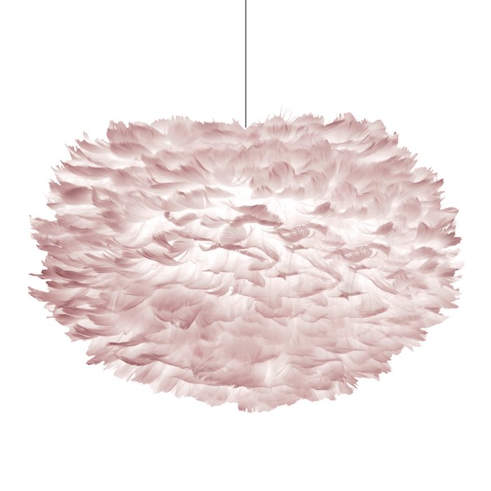 Люстра из перьев Plumage Pink Розовый пастельный в Перми | Loft Concept 