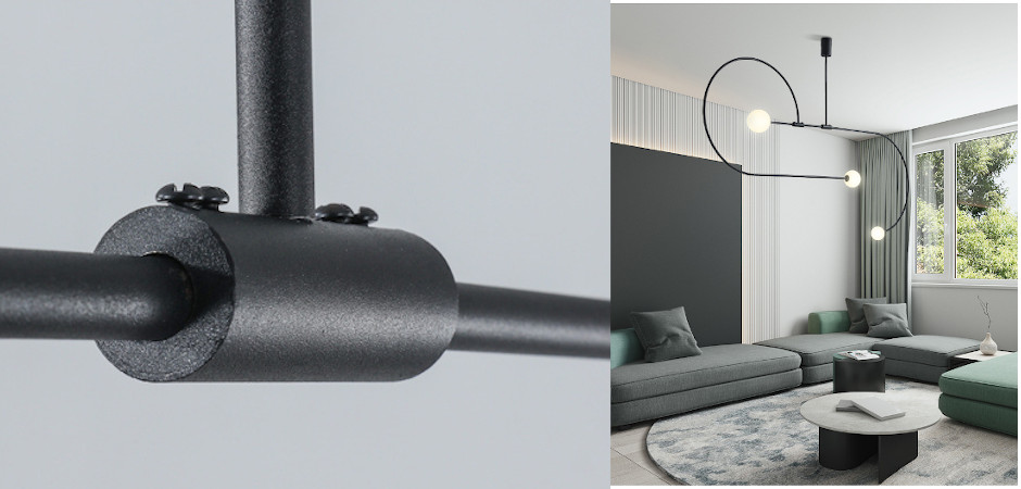 Люстра Fontana Amorosa Three Vortex Black Люстра Fontana Amorosa Three Vortex Black - Loft-Concept в Перми