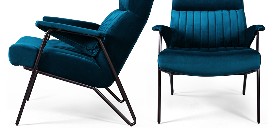 Кресло Solonar blue Кресло Solonar blue - Loft-Concept в Перми