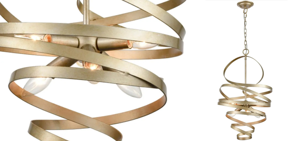 Люстра Metal Curly Ribbon Люстра Metal Curly Ribbon - Loft-Concept в Перми