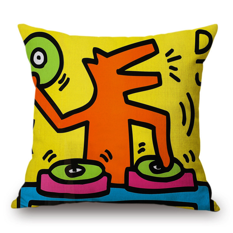 Подушка Keith Haring 3 Мульти в Перми | Loft Concept 