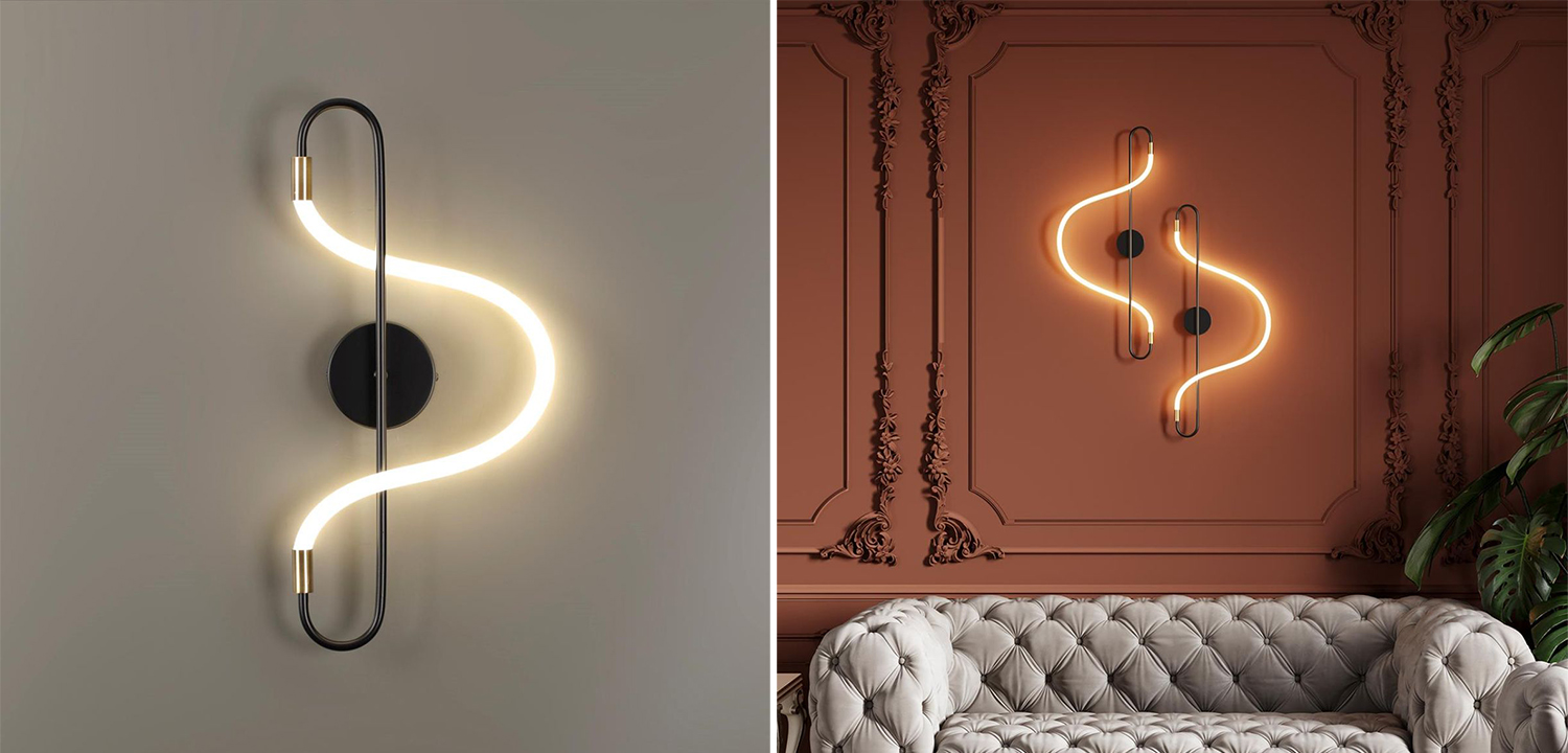 Бра GLORIFY WALL Black Wall lamp 50 - фото