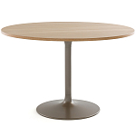 Круглый обеденный стол на одной ножке Remo Round Dining Table варинант исполнения - 1 | Loft Concept в Перми